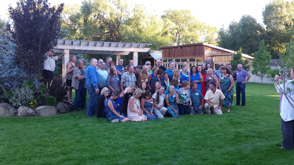 Your 40th reunion class picture!  YOU LOOK AMAZING!!! (But are still bad listeners)......